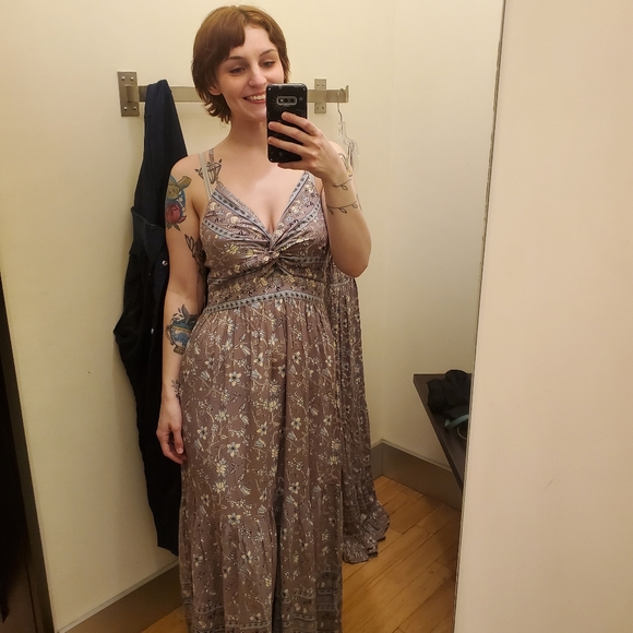 Eclipse Lavender Border Print Maxi Dress - Picture 3 of 3